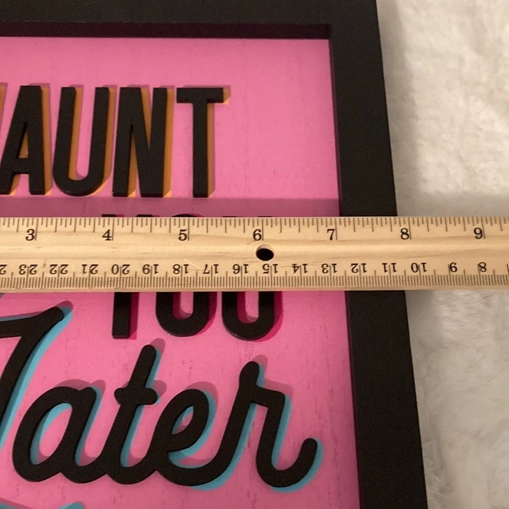 COPY - Target Halloween 2023 Haunt You Later Hanging Sign